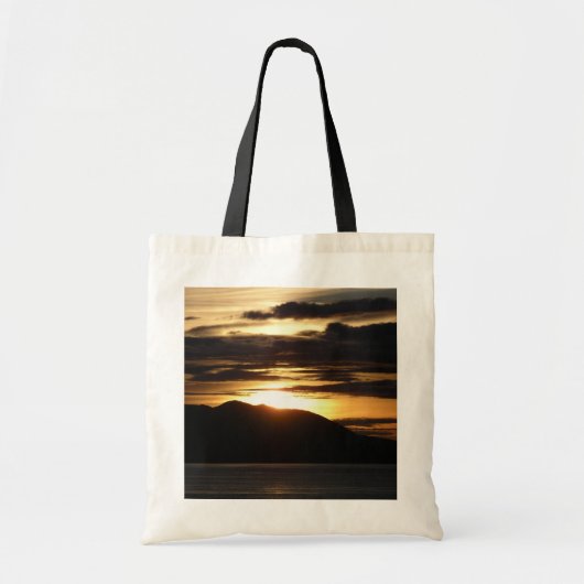 Alaskan Sunset III Beauful Alaska-fotografie Tote Bag (Voorkant)