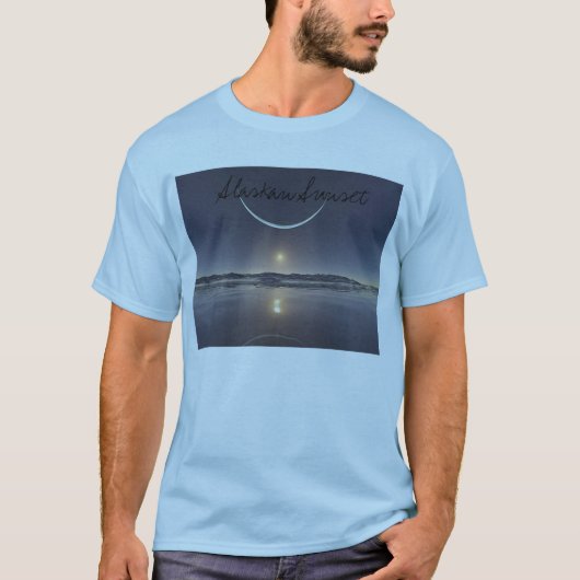 Alaskan Sunset T-shirt (Voorkant)