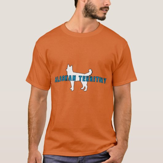 Alaskan Territory sledehond T-shirt (Voorkant)