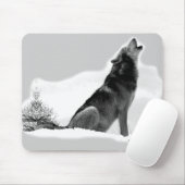 Alaskan Timber Wolf Mousepad Muismat (Met muis)