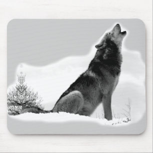 Alaskan Timber Wolf Mousepad Muismat