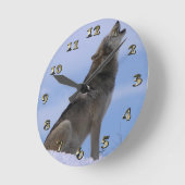 Alaskan Timber Wolf Ronde Klok (Hoek)