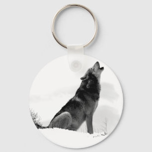 Alaskan Timber Wolf Sleutelhanger
