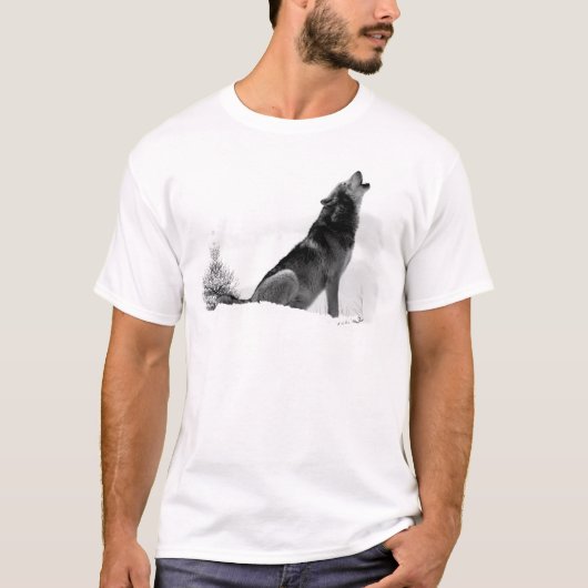 Alaskan Timber Wolf T-Shirt (Voorkant)
