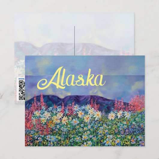 Alaskan Tisha's Garden Briefkaart (Voorkant / Achterkant)