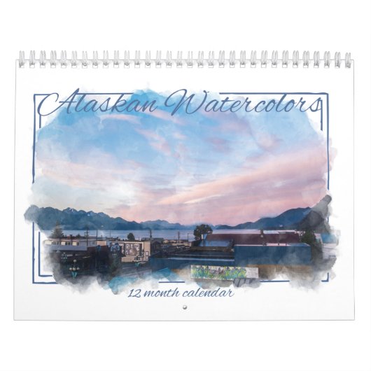 Alaskan Waterverf Agenda Kalender (Hoes)