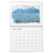 Alaskan Waterverf Agenda Kalender (Jan 2026)