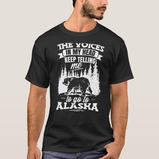 Alaskan Wilderness Alaska Vacation T-shirt (Voorkant)