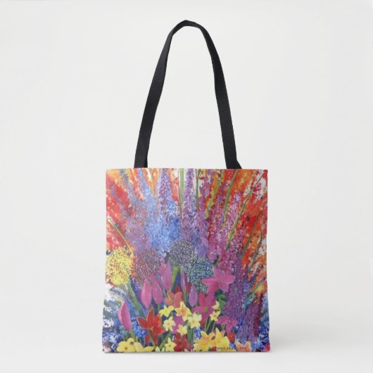 Alaskan Wildflower Canvas tas (Voorkant)