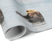 Alaskan Zee Otter Cadeaupapier (Rol Hoek)