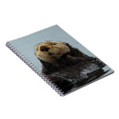 Alaskan Zee Otter-laptop Notitieboek (Rechterzijde)