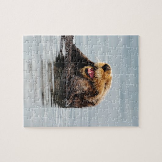 Alaskan Zee Otter Legpuzzel (Horizontaal)