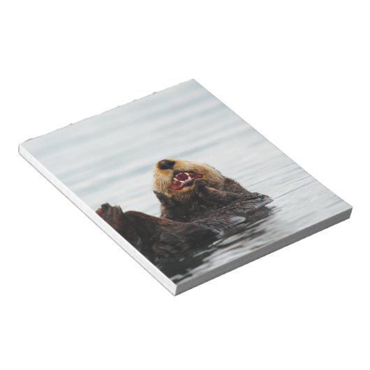 Alaskan Zee Otter Notitieblok (Schuin)