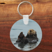 Alaskan Zee Otter Sleutelhanger (Voorkant)