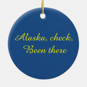 Alaskaneagle-sierplant Keramisch Ornament