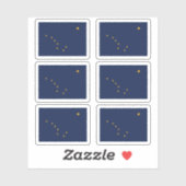 Alaskanvlag, Amerikaanse staatsvlag Sticker (Vel)