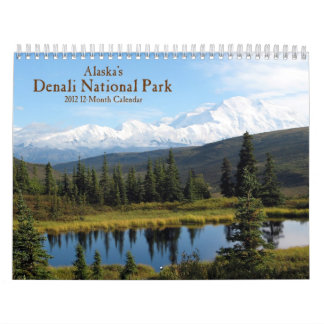 Alaska's Denali National Park Calendar Kalender