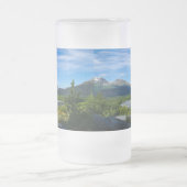 Alaska's Exit Glacier Valley Frosted Glass Beer Mu Matglas Bierpul (Center)