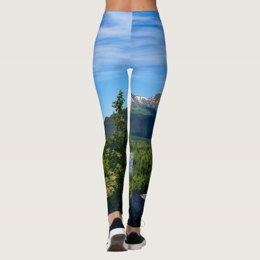 Alaska's Exit Glacier Valley Leggings (Achterkant)