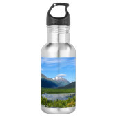 Alaska's Exit Glacier Valley Stainless Steel Water Waterfles (Voorkant)
