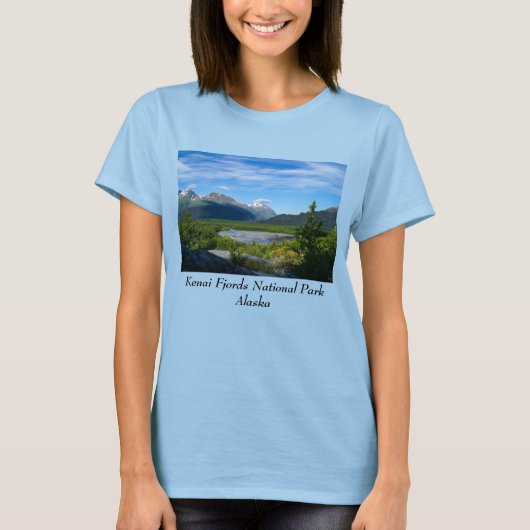 Alaska's Exit Glacier Valley T-shirt (Voorkant)