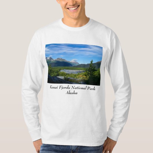 Alaska's Exit Glacier Valley T-shirt (Voorkant)