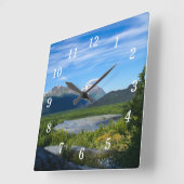Alaska's Exit Glacier Valley Wandklok (Hoek)