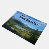 Alaska's Exit Glacier Valley Welcome Doormat Deurmat (Schuin)