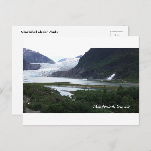 Alaska's gletsjers briefkaart (Voorkant / Achterkant)