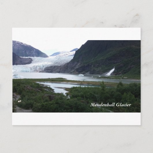 Alaska's gletsjers briefkaart (Voorkant)
