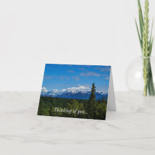 Alaska's Mt. McKinley denkt aan jou Kaart