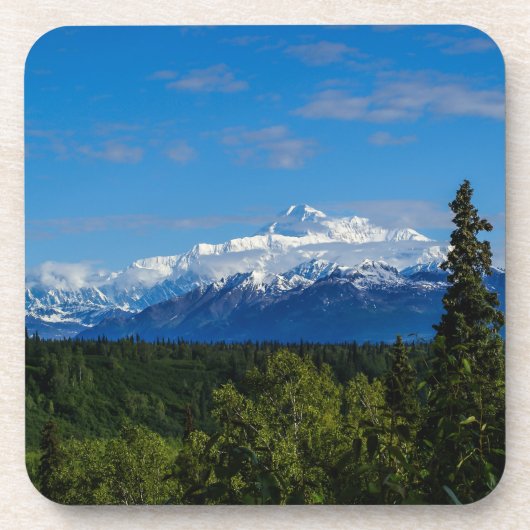 Alaska's Mt. McKinley Drankjes Onderzetter (Voorkant)