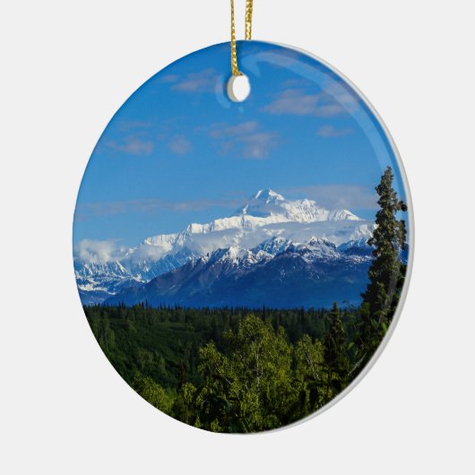 Alaska's Mt. McKinley Keramisch Ornament (Links)