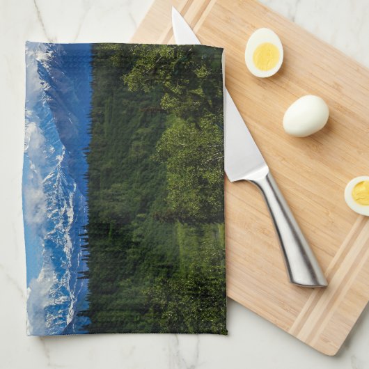 Alaska's Mt. McKinley Theedoek (Quarter Fold)