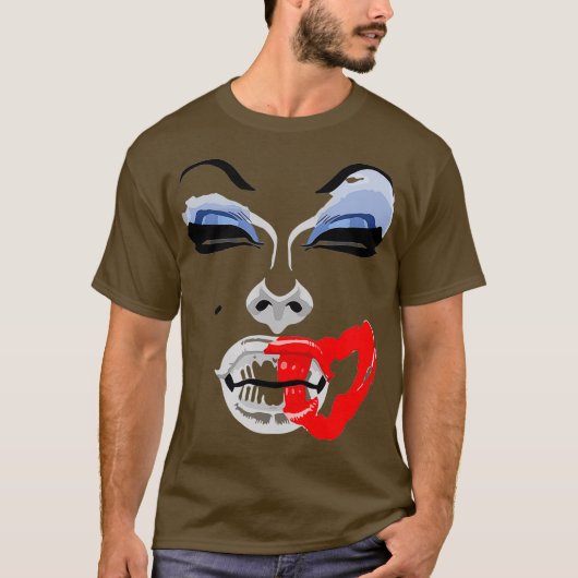 Alaskas Terrible Makeup Drag Queen T-shirt (Voorkant)