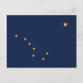 Alaska's vlag briefkaart (Voorkant)