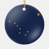 Alaska's vlag keramisch ornament (Voorkant)