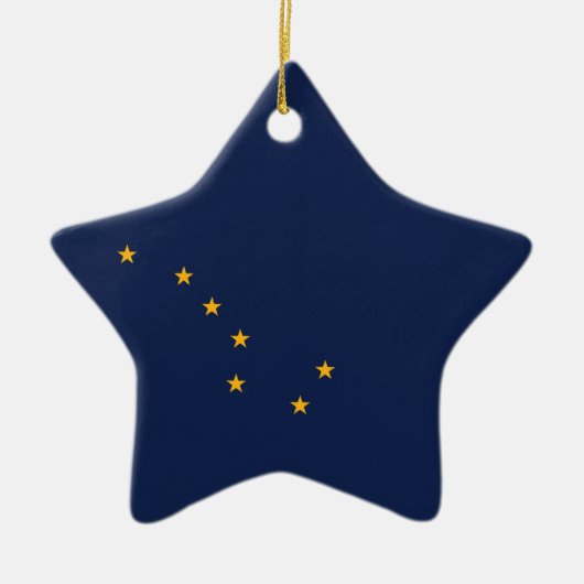 Alaska's vlag keramisch ornament (Voorkant)
