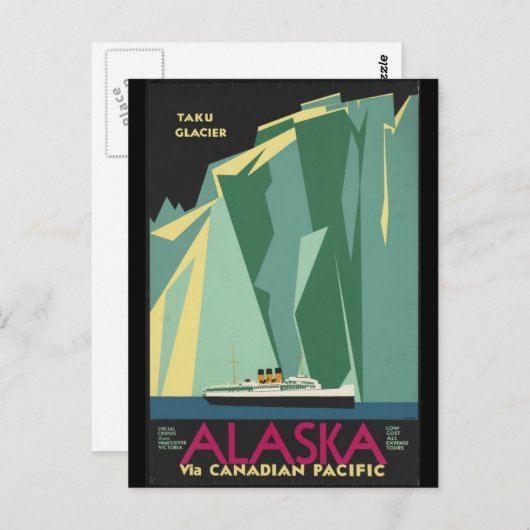    Alaskavintage Briefkaart (Voorkant / Achterkant)