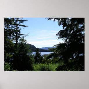 Alaskisch Landschap Mooie Alaska Fotografie Poster