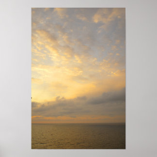 Alaskische Zonsondergang - Kustlandschap Poster