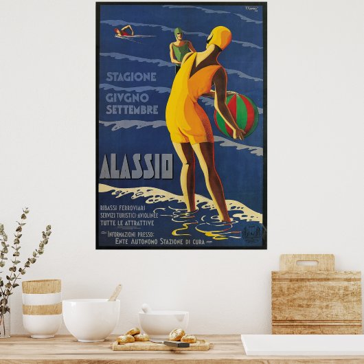Alassio, Italië Poster (Keuken)