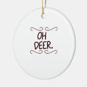 Alastor Oh Deer Creatief Kunstontwerp Keramisch Ornament (Links)