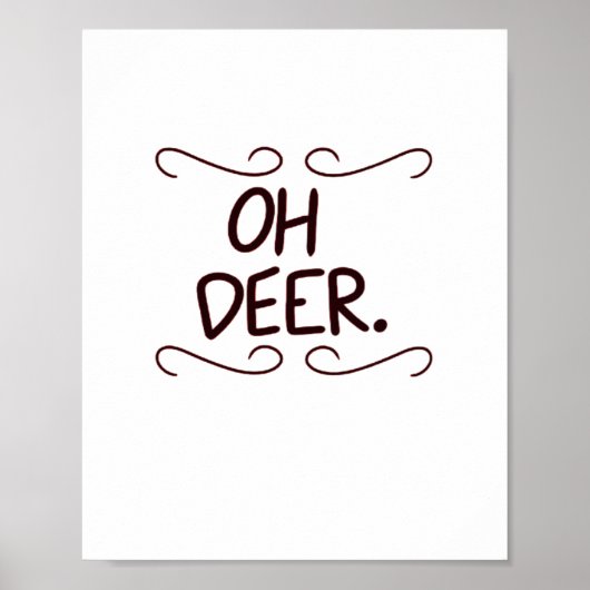 Alastor Oh Deer Creatief Kunstontwerp Poster (Voorkant)