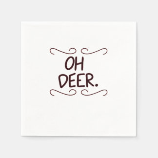 Alastor Oh Deer Creatief Kunstontwerp Servet