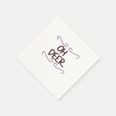 Alastor Oh Deer Creatief Kunstontwerp Servet (Hoek)