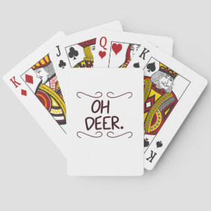 Alastor Oh Deer Creatieve Kunst Design Pokerkaarten