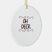 Alastor Oh Deer Creative Art Design Keramisch Ornament (Rechts)