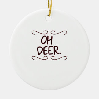 Alastor Oh Deer Creative Art Design Keramisch Ornament