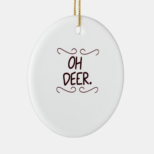 Alastor Oh Deer Creative Art Design Keramisch Ornament (Rechts)